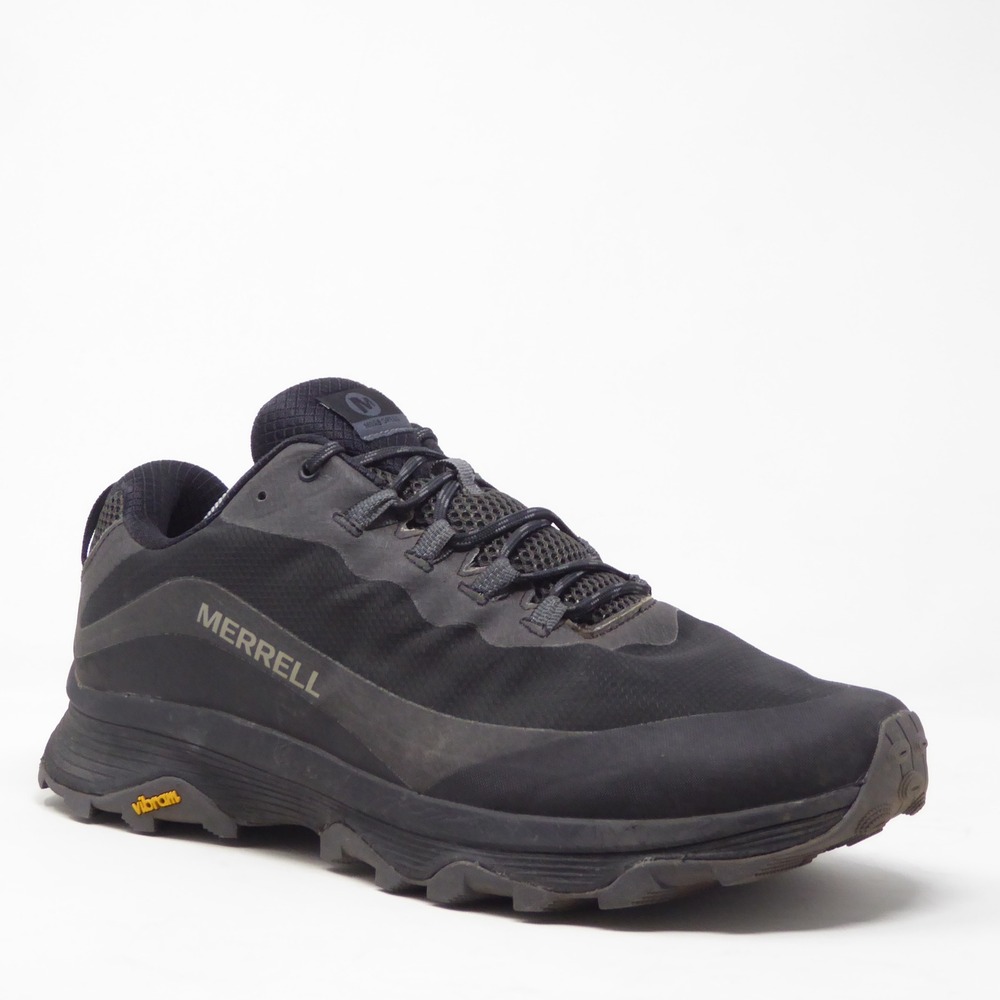 Merrell Mens Moab Speed Hiking Shoes Black Vibram FloatPro 11.5W - Picture 2 of 10